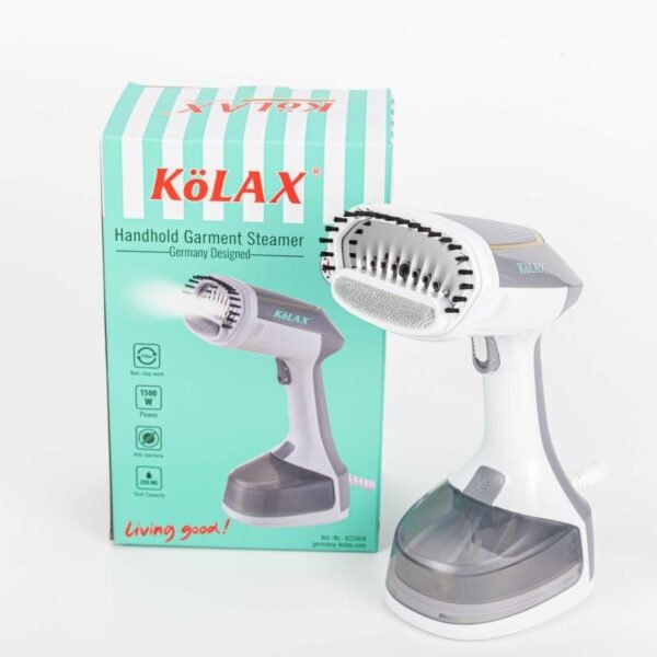 Kolax Hand hanging steam iron ironing & garment steamer original, Your Anywhere, Anytime Clothes Steamer, 1500W, 350ml Tank Capacity