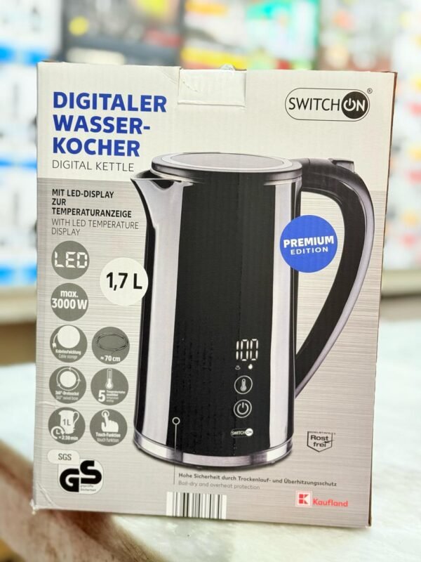 German Lot Imported Switchon 1.7L Kettle